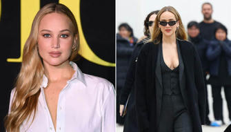 The Babushka Trend: Jennifer Lawrence's New Looks at Paris Fashion Week